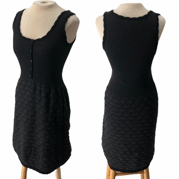 Charlotte Tarantola Dresses & Skirts - Charlotte Tarantola Tank Sweater Mini Dress Black